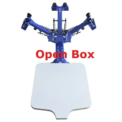 Open Box SPE-UM 4 Color 1 Station Silk Screen Printing Press Machine Printer • $168.26