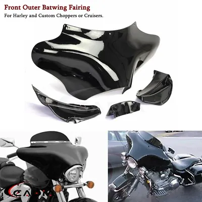 Outer Batwing Headlight Fairing For Honda VTX 1300 1800 Kawasaki Vulcan 750 VN • $187.79