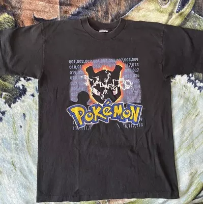 1999 Pokemon Nintendo Small Black Vintage T Shirt • $65