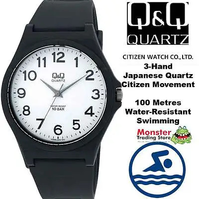 Vq66j004 Q&q 100-metres Gents Sports Watch Citizen Made - Swimming Watch • $49