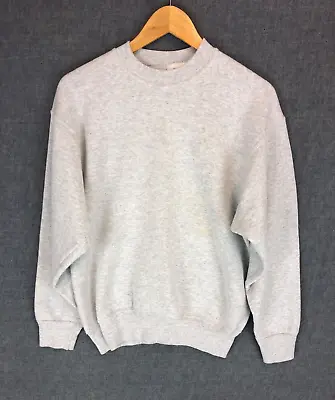 Vintage Fruit Of The Loom Sweatshirt Adult M Medium Pull Over Long Sleeve USA • $29.99