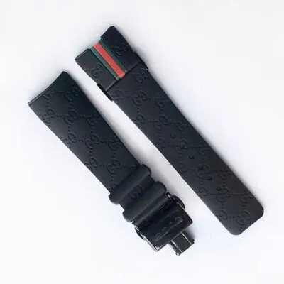 26mm Rubber Replacement Watch Strap For I-Gucci Digital Men's Watch YA114207 • $38.99