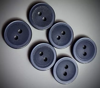 5/8  2-Hole Dusty Blue Craft/Clothing Buttons • $2.80