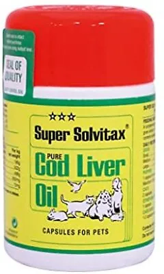 Super Solvitax | Pure Cod Liver Oil For Dogs | Helps Maintain Healthy Skin Str • £7.15