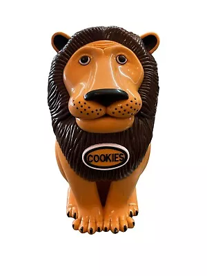 Vintage 1999 The Original Tiger Cookie Jar Roaring Talking Lion Tested Works • $24.95