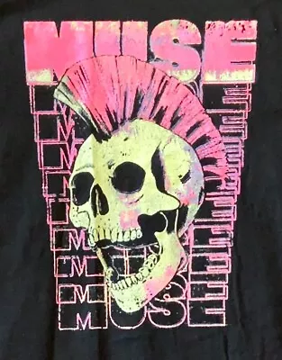 Muse T Shirt Rock T Shirt Punk T Shirt Metal T Shirt Mens Medium Concert T Shirt • $11.39