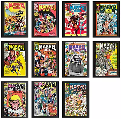 Marvel Age #2 - #85 ELEVEN ISSUE LOT WITH KEYS • £44.23