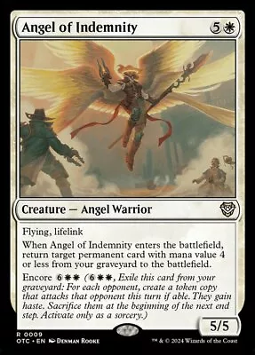 X1 Angel Of Indemnity R MTG Commander: Outlaws Of Thunder Junction M/NM English • $2.96