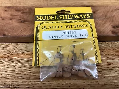 MODEL SHIPWAYS MS1305 Single Block 9/32- NOS • $5