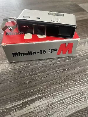 MINOLTA Model 16-P Sub-Miniature Vintage Viewfinder Film Camera 1960s • $35