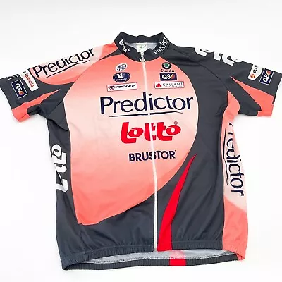 Rare Vermarc Sport Lotto UCI Pro Tour Predictor Cycling Jersey XXXXXL Vintage • $25.04