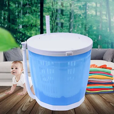 Portable Mini Washer Spin Dryer Manual Laundry Washing Machine For Traveling US • $48.45