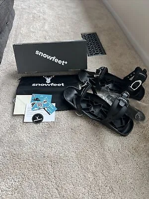 Snowfeet Short Skiboard Adjustable Bindings Snow Feet Skiing Shoes • $130