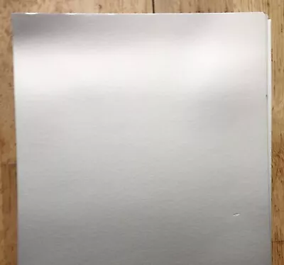 £3.99 • Buy 50 Double Sided  Platinum/ Silver Pearlescent Shimmer Paper A4 120gsm Iridescent