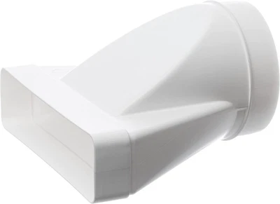 £7.68 • Buy Rectangular Channel Adapter Transformer To Round Duct Pipe / Hose 100 125