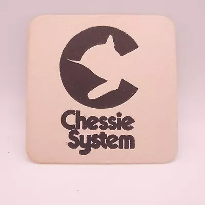 Vintage Railroad Drink Bar Coaster Chessie System R.R. Chessie Cat • $47.02