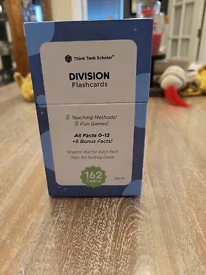 Think Tank Scholar DIVISION Flash Cards 162 Cards  • $5