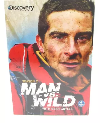 Man Vs. Wild Season 2 (Sealed 4 DVD Set)  Discovery Channel Full Season • $63.77