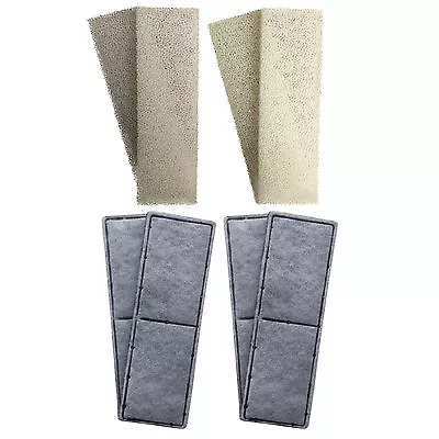 4 X Compatible Fluval U3 Foam And Polycarbon Cartridges Internal Filter Sponges • £9.49