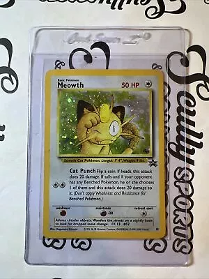 Pokémon TCG Meowth Wizards Black Star Promos 10 Holo Promo Promo • $16.21