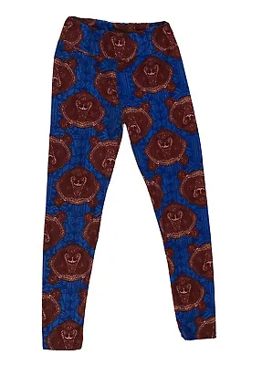 LuLaRoe Leggings OS Blue Mosaic Bears Red Brown Unicorn Aztec Tribal • $7.99