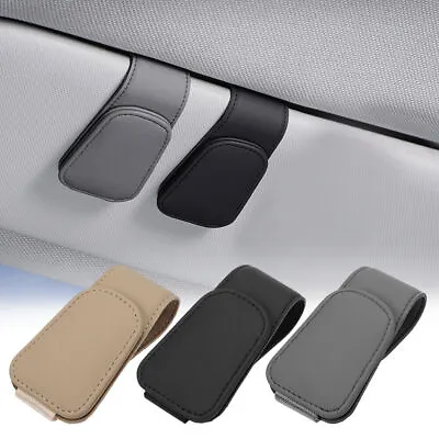 Auto Eyeglass Holder Glasses Clip Car Glasses Holder Sun Visor Card Storage Case • $6.07