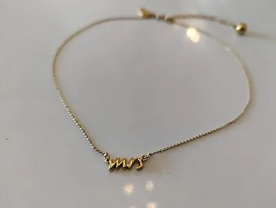 Pre-Owned Lightly Used Kate Spade Gold  Mrs  Necklace • $13