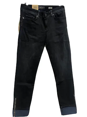 Jeans Salsas Women Size W28 L30 Black New • £52.91