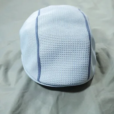 Kangol Hat Cap Fresh Mesh Small Blue Stripes Paper Boy Classic Outdoors Newsboy • $24.99