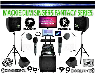 Mackie Dlm Professional Singer Karaoke System Dj Band Pa Pro Audio Custom • $6897.82