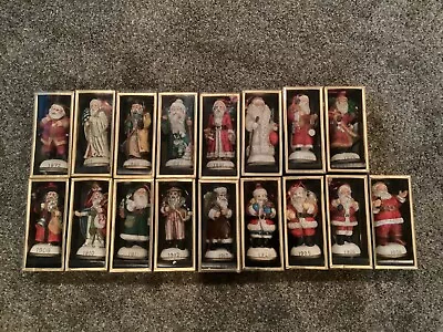 Lot Of 17 Memories Of Santa Collection Ornaments Christmas In Boxes.  • $40