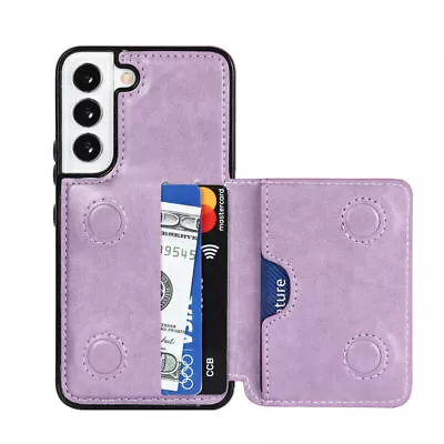 For Samsung S24 S23 S22 S21 S20 Ultra FE S10 S9 Plus Wallet Case Leather Cover • $14.69
