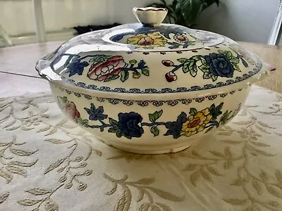 Masons Ironstone Regency Pattern Lidded Serving Dish • £10