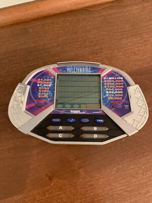 £9.56 • Buy 2000 Tiger Who Wants To Be A Millionaire Handheld Video Game W/cartridge TESTED!