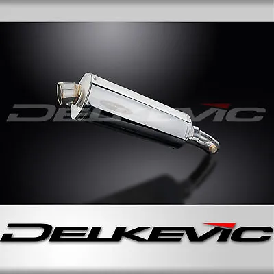 Kawasaki KLE650 Versys 2007-2014 Slip On 14  Oval Stainless Exhaust Muffler Kit • $194.95