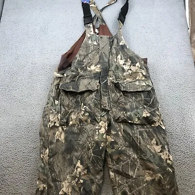 Remington Overalls Adult XL Green Camo Quilt Lined Hunting 42435 • $20.99