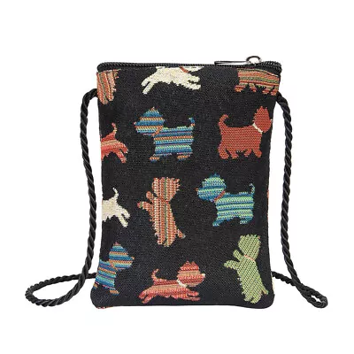 Signare Tapestry Mini Crossbody Phone Bag Purse In Pet Puppy Dog Design • $19.99