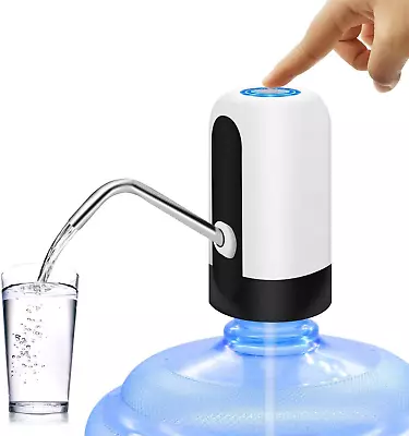 Portable Water Bottle Pump Universal Bottle Electric Water Dispenser With Switch • $19.80