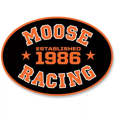 Moose Racing MX Off-Road 2018 COLLEGIATE Decal/Sticker (Black/Orange) • $6.24