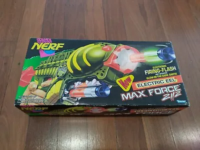 BNIB Rare Vintage 1997 Nerf Max Force 2112 Series Electric Eel Dart Blaster Gun • $250