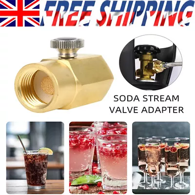 CO2 Cylinder Refill Adapter Connector Brass Kits For Filling Soda Stream Tank • £15.79