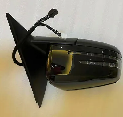 W204 Passenger Side Door Mirror For Mercedes Benz C180 C200 C250 C300 GlossBlack • $144.49