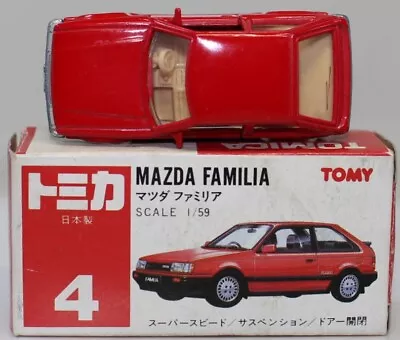 Tomica Made In Japan 4 Mazda Familia 1/59 • $55