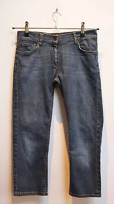 £30 • Buy Miu Miu By Prada Denim Stretch Skinny Jeans Size 26 UK 8 Blue Cropped