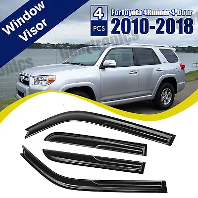 For Toyota 4Runner 2010-2022 Window Vent Visors Sun Shade Rain Guard Deflector • $23.49