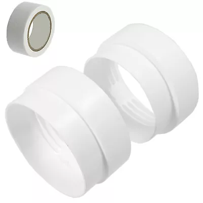 £11.39 • Buy Tumble Dryer Vent Adaptor Kit 4  100mm Threaded Hose Connectors + Sealing Tape