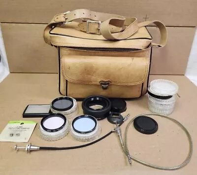 Vintage Sportsman 503 Cowhide Camera Bag W/ EXTRAS!! • $42.95