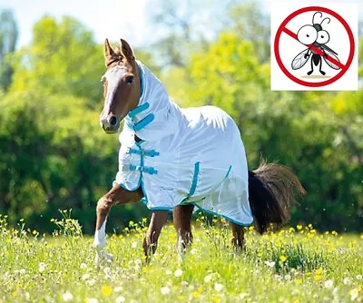 £38.95 • Buy SALE MESH FLY RUG Shires Tempest Original Combo Full Neck Pony 80%UV Protection