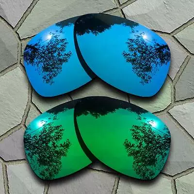 US Blue&Jade Green Polarized Lenses Replacement For-Oakley Dispatch 2 • $14.99