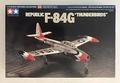 TAMIYA 1/72 REPUBLIC F-84G THUNDERBIRDS Plastic Model Kit 60762 NIOB 2001 • $30